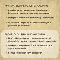 Gambar Print Custom Buku Tata Upacara Misa Pemberkatan Nikah Gereja Katolik dari Buku LiturgiPerkawinan undefined 2 Tokopedia