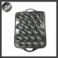 Gambar Cetakan Takoyaki 24 Lubang Dorayaki Telur puyuh Aluminium dari Berkah Jaya Kitchen undefined 1 Tokopedia
