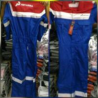 Gambar Baju Coverall ber logo Pertamina Brand Nomex 6 Oz dari HOBART SAFETY INTL undefined 3 Tokopedia