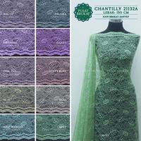 Gambar KAIN BROKAT CHANTILLY / BRUKAT SANTILY 21132A, LEBAR 150CM [per 0.5m] - PALOMA dari PUSAT BRUKAT undefined 1 Tokopedia