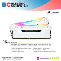 Gambar RAM 16GB CORSAIR VENGEANCE RGB PRO DDR4 8GBx2 3200 CMW16GX4M2C3200C16W dari Blessing Computer Bali undefined 1 Tokopedia