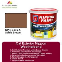 Gambar NIPPON PAINT WEATHERBOND EKSTERIOR 2,5 LITER - SABLE BROWN dari PUTRA IDAMAN JKT undefined 1 Tokopedia