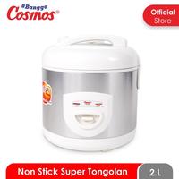 Gambar RICE COOKER COSMOS Tongolan Super CRJ 8229 - Kapasitas 2 Liter - Hitam dari TOKO JAWA ELECTRIK undefined 4 Tokopedia
