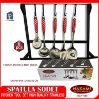 Gambar Spatula Sodet Set Kitchen Tool Set High Quality Stainless Nakami dari Prima Perabot undefined 5 Tokopedia