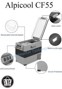 Gambar Alpicool CF55/Kulkas Portable/Mini Freezer/Kulkas Mobil/Kulkas Mini dari Supermarket Timbangan undefined 4 Tokopedia