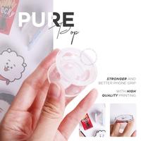 Gambar Griptok Bear Mirror Acrylic 3D Pure Pop Phone Grip Socket Stand HP - Mirror Gold dari Otello Studio undefined 3 Tokopedia
