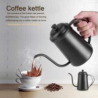 Gambar Teko Kopi Leher Angsa 650ml – Drip Kettle Coffee Maker Pot, Sempurna untuk Barista - HItam dari Wollmart Home Centerr undefined 2 Tokopedia