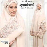 Gambar Mukena Syahbani Katun Mikro Siti Khadijah Mukena Dewasa COD - Putih Cokelat dari Djakarta Official Store undefined 5 Tokopedia