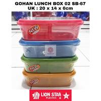 Gambar Gohan Lunch Box SB-67 LION STAR Kotak Makan Anak/ Tempat Bekal Balita dari Cahaya Houseware undefined 4 Tokopedia