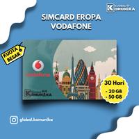 Gambar Sim Card Eropa 30 Hari Vodafone | Europe Simcard 30 Days - 40GB dari japantrips undefined 1 Tokopedia