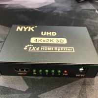 Gambar NYK HDMI Splitter 4 port 1x4 High Definition 2.0 High Speed 1-4 dari Click & Go Tokopedia undefined 3 Tokopedia