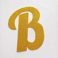 Gambar Tulisan Inisial Per Huruf Dekorasi Foam Glitter - Gold Glitter, I/J/K dari Mulia Dekorasi undefined 4 Tokopedia