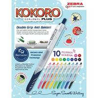 Gambar PEN GEL ZEBRA KOKORO PLUS 0.5MM ANTI BAKTERI / PULPEN GEL KOKORO - RED dari harmony stationery_NEW undefined 2 Tokopedia