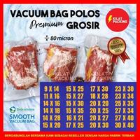 Gambar Plastik Vacum Vacuum Bag POLOS / EMBOSS Vakum Sealer Delkochoice 15x25 - EMBOSS 90mic dari kilat packing undefined 3 Tokopedia