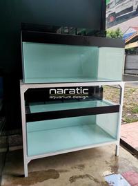 Gambar Aquarium Kaca 120 X 60 X 50 Cm 8Mm + Holo 4X4 2 Susun Set Top Filter dari clarayulisan undefined 4 Tokopedia