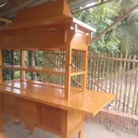 Gambar gerobak/rombong angkringan atap joglo joglo dari MG-Mocan Gerobak undefined 4 Tokopedia