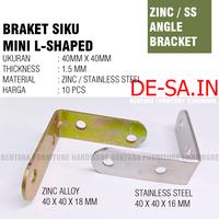 Gambar Bracket / Braket Siku Sudut Kecil 40mm (Eceran) dari Bentara asia undefined 1 Tokopedia