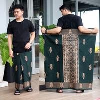 Gambar Sarung Batik Printing Putih Motif Balimoon Ekslusif Adem Halus Elegan - Rembulan navy dari Dkn Store.id undefined 3 Tokopedia