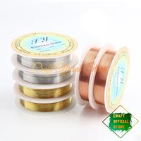 Gambar 1 Roll Kawat Tembaga Aksesoris 0.3/0.4/0.5 Kawat Manik Manik Kerajinan - Gold, 0.5mm dari Craft Official Store undefined 1 Tokopedia