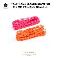 Gambar Tali Frame Elastis Diameter 2,5 mm - Tali Karet Tiang Tenda - Guyline - RANDOM dari SARAHKU SHOP undefined 4 Tokopedia