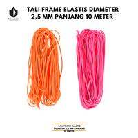 Gambar Tali Frame Elastis Diameter 2,5 mm - Tali Karet Tiang Tenda - Guyline - RANDOM dari SARAHKU SHOP undefined 1 Tokopedia