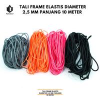 Gambar Tali Frame Elastis Diameter 2,5 mm - Tali Karet Tiang Tenda - Guyline - RANDOM dari SARAHKU SHOP undefined 3 Tokopedia