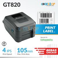 Gambar Printer Barcode Zebra GT820 Cetak Label 2in1 GT-820 - ZD230 dari Codeshop Indonesia undefined 4 Tokopedia