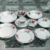 Gambar Mangkok Lucky Seri Padi Motif Ayam Jago 7 inch /18cm (4pcs) dari ISTANA Vicenza undefined 2 Tokopedia