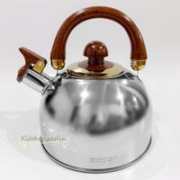 Gambar Teko Bunyi Stainless Pemanas Air Whistling Kettle Siul Bulat 3L Rosh dari Kitchenpedia New undefined 1 Tokopedia