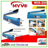 Gambar PRESS PLASTIK/IMPLUSE SEALER MYVO Panjang 20-30 CM NEW - 30CM dari Jawa Electrik undefined 1 Tokopedia