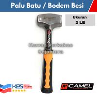 Gambar CAMEL Palu Batu Besi Gagang Fiber 2 LB (1 kg) | Palu Bodem 2LB dari Kawan Perkakas Sejahtera undefined 2 Tokopedia