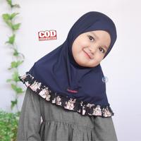 Gambar Jilbab Bayi, Kerudung Bayi, Hijab Bayi Model Instan Rempel - Red, S 6 sd 12 Bln dari Mybabyhijab undefined 4 Tokopedia