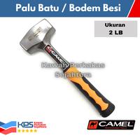 Gambar CAMEL Palu Batu Besi Gagang Fiber 2 LB (1 kg) | Palu Bodem 2LB dari Kawan Perkakas Sejahtera undefined 5 Tokopedia