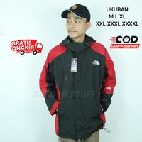 Gambar JAKET OUTDOOR PRIA WANITA JAKET WINDBREAKER JUMBO JAKET PARASUT JUMBO - Hitam Merah, XL dari Zeroine Stuff undefined 1 Tokopedia
