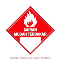 Gambar STIKER SIMBOL LABEL K3 /STIKER LIMBAH B3 HAZMAT CAIRAN MUDAH TERBAKAR dari Henpro Fire Safety undefined 1 Tokopedia