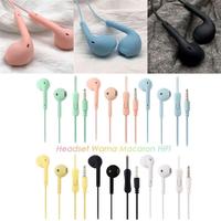 Gambar HEADSET MACARON U19 Hifi Stereo Extra Bass Handsfree Matte - Macaron Putih dari tokomixnmax undefined 3 Tokopedia