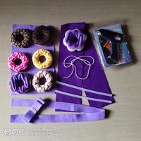 Gambar Paket DIY Kerajinan Tangan Prakarya Box Tissue Flanel DONAT UNGU Murah - Kotak Tissue dari Thita Shop undefined 2 Tokopedia