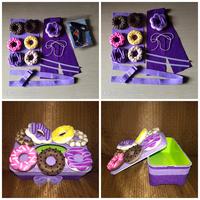 Gambar Paket DIY Kerajinan Tangan Prakarya Box Tissue Flanel DONAT UNGU Murah - Kotak Tissue dari Thita Shop undefined 1 Tokopedia