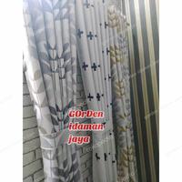 Gambar gorden minimalis gordyn motif daun gorden blackout gorden jendela - motif bunga, tinggi 250 cm dari gorden idaman jaya undefined 5 Tokopedia
