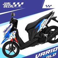 Gambar Stiker Striping motor variasi VARIO Techno 125 2012-2014 MANDALIKA - Putih dari jual decal undefined 1 Tokopedia