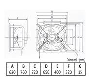 Gambar KDK 60GTC – Industrial Exhaust Fan 60cm 24 inch dari KDK Indonesia undefined 2 Tokopedia