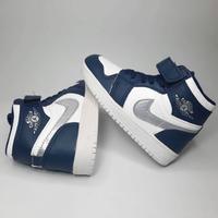 Gambar FREE KAOS KAKI Sepatu anak nike jordan navy silver size 26 s/d 35 - 26 dari MrMirrorStore undefined 3 Tokopedia