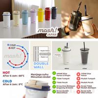 Gambar Mosh Straw Latte Tumbler - Botol Minum Stainless Steel 480ML - BLACK dari Mosh Indonesia undefined 4 Tokopedia