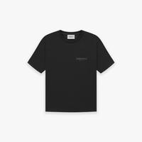 Gambar FEAR OF GOD ESSENTIALS CORE BLACK STRETCH LIMO SHORT SLEEVE T-SHIRT - S dari shoepermans undefined 1 Tokopedia