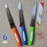 Gambar Pisau Dapur 6 INC Gagang Plastik Warna dari TAKE TOOLS undefined 1 Tokopedia