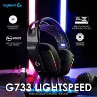 Gambar Headset Logitech G733 Wireless RGB | Ultra-Lightweight Headset Gaming - G733 Lilac dari ESES Komputer undefined 5 Tokopedia