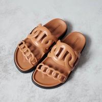 Gambar Hermes Sandal Slide Women Extra - Black dari Luxential undefined 3 Tokopedia
