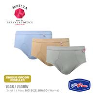 Gambar Celana Dalam Brief Pria- GT Man 704 BW - XXL / JUMBO - GROSIR - Warna - Biru, JUMBO dari Moteza Indonesia undefined 1 Tokopedia