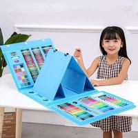 Gambar Alat lukis 208pcs / Crayon mewarnai / Pensil Warna Cair / painting set dari Vnc onlineshop undefined 1 Tokopedia