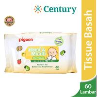Gambar Pigeon Baby Hand & Mouth Wet Tissue 60's / Tissue Bayi / Tissue Basah dari Century Healthcare Express undefined 1 Tokopedia